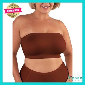 Strapless Bandeau Bra Wireless Support Push Up Comfortable Everyday Wear